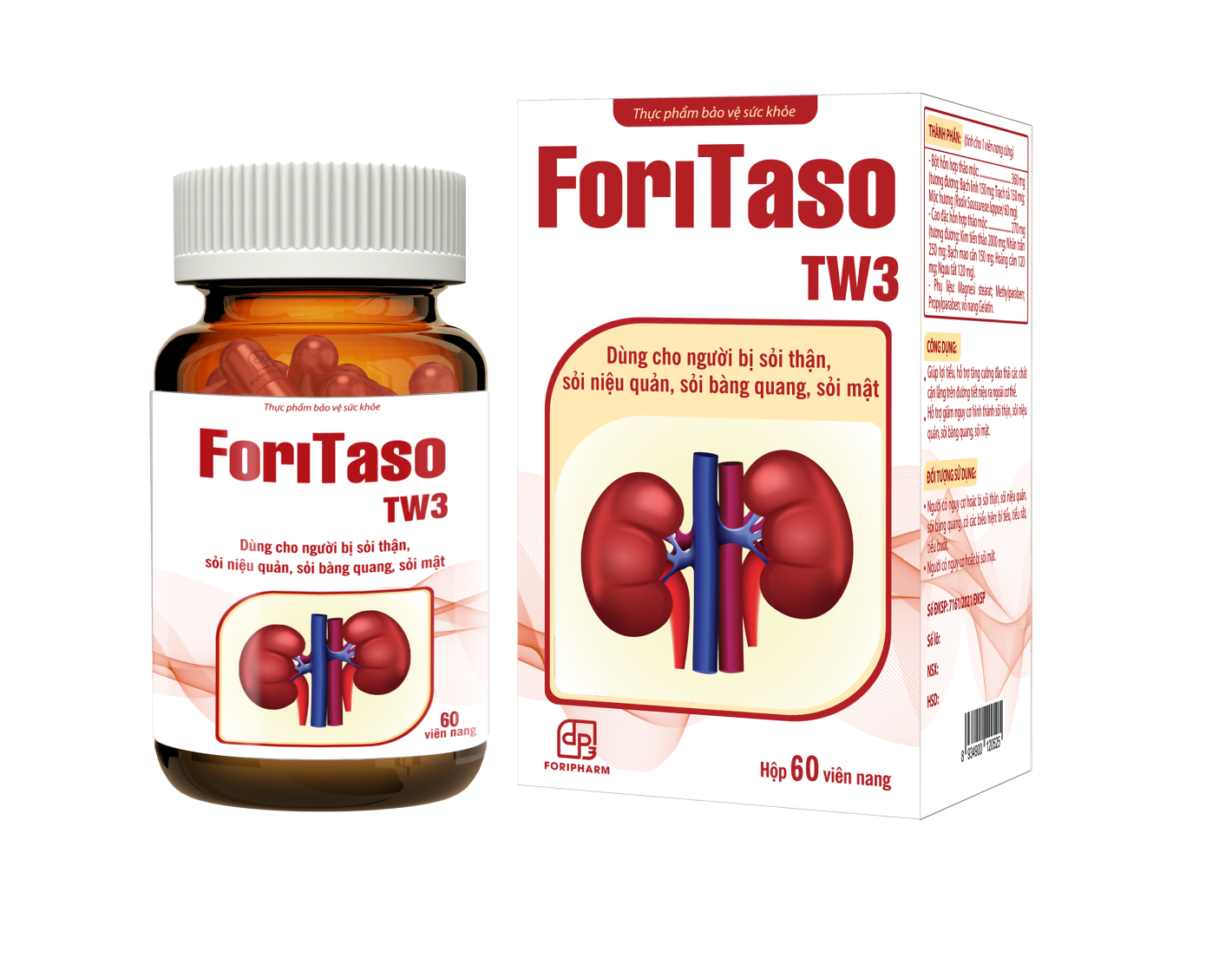 Foritaso TW3 hộp 60 viên